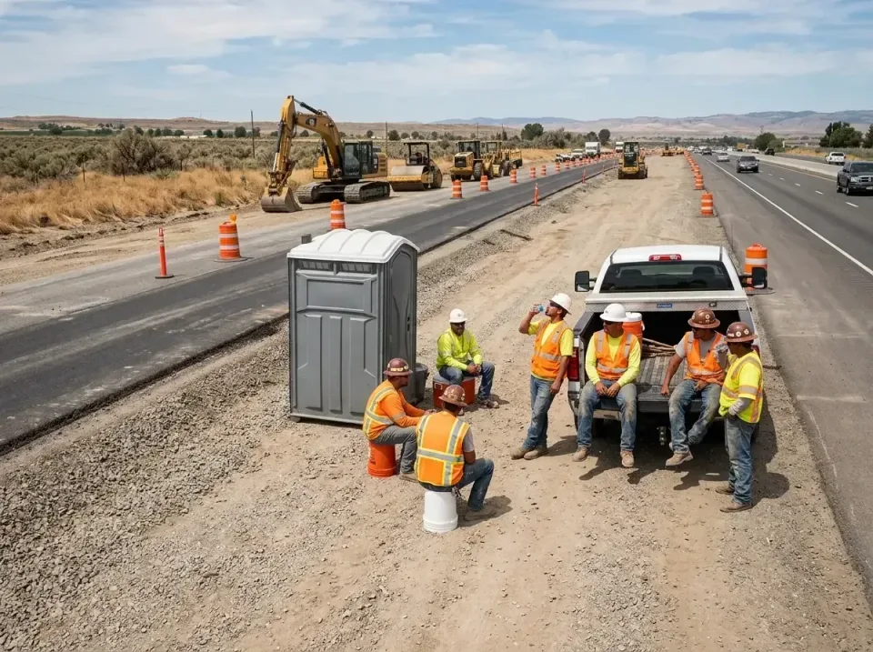 highway-road-construction-crew-007 — frequently asked questions, Porta Potty and Restroom Rentals in Peachtree Corners, GA